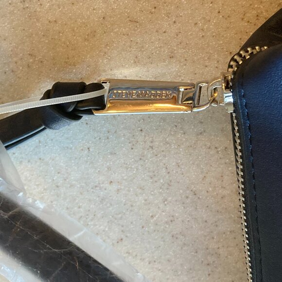 Steve Madden NWT 2 Pc. Set ~ Navy Shoulder Bag with Matching Zipper Pouch - Picture 6 of 16